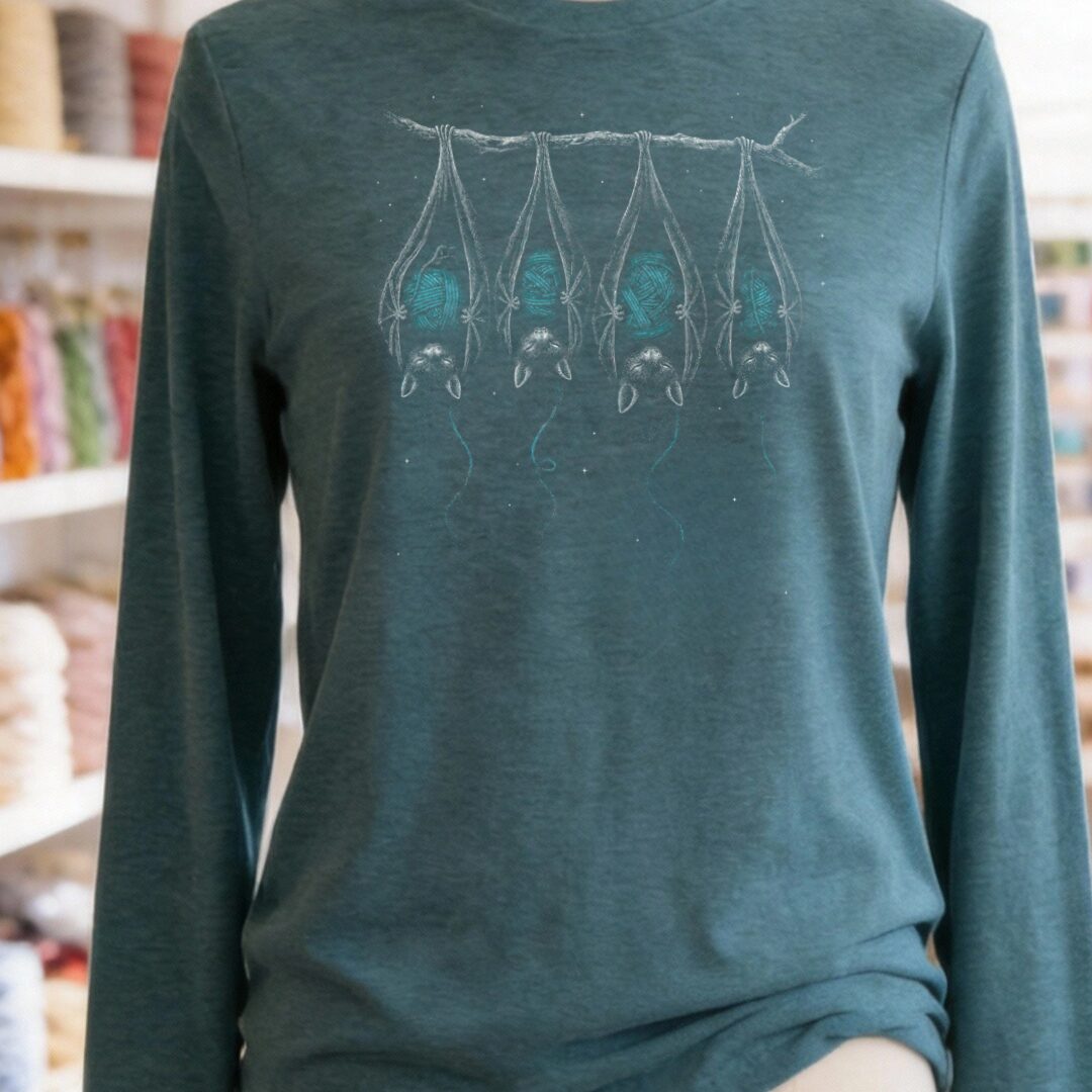 Sleeping Bats Long Sleeve Tee