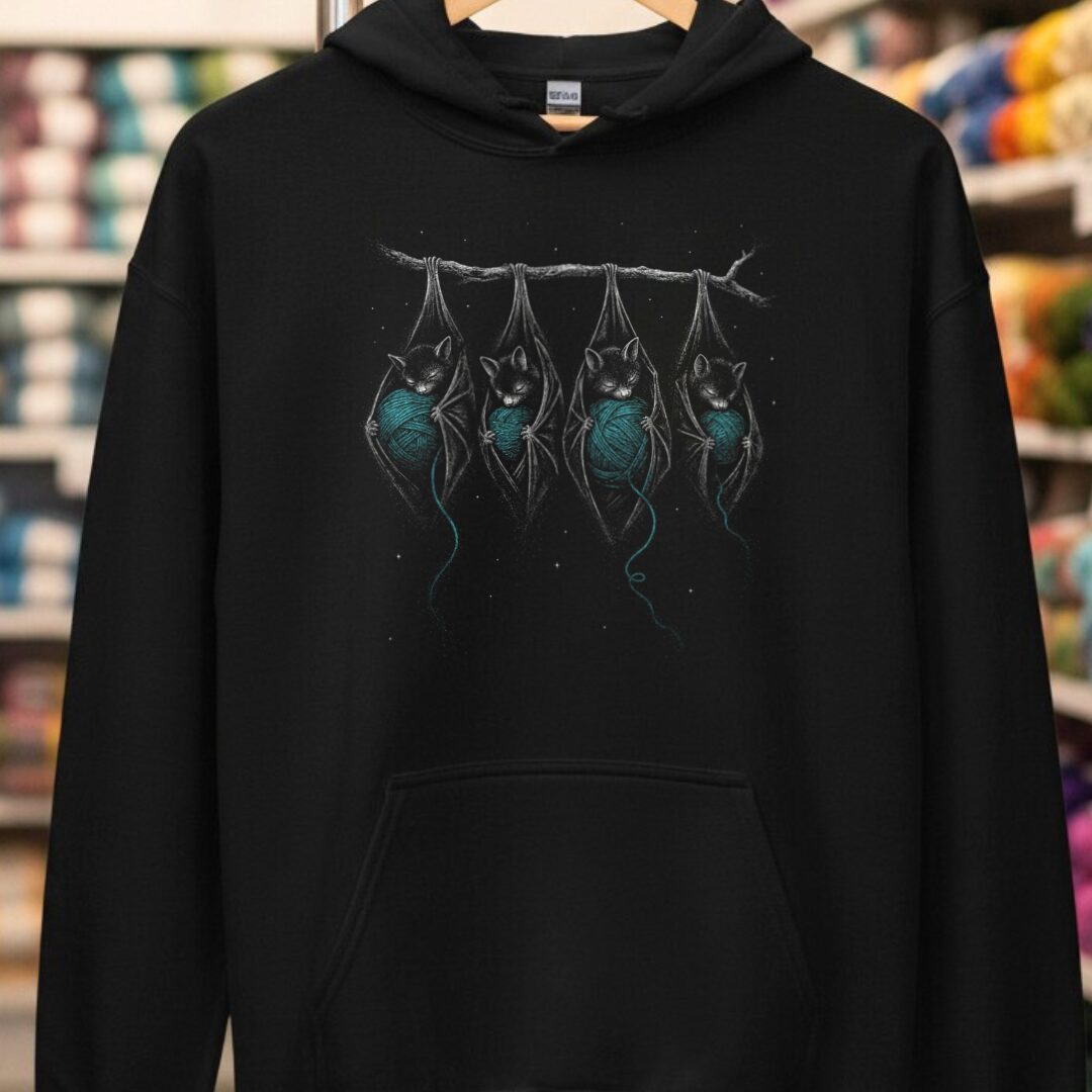 Sleeping Bats Black Hoodie.jpg