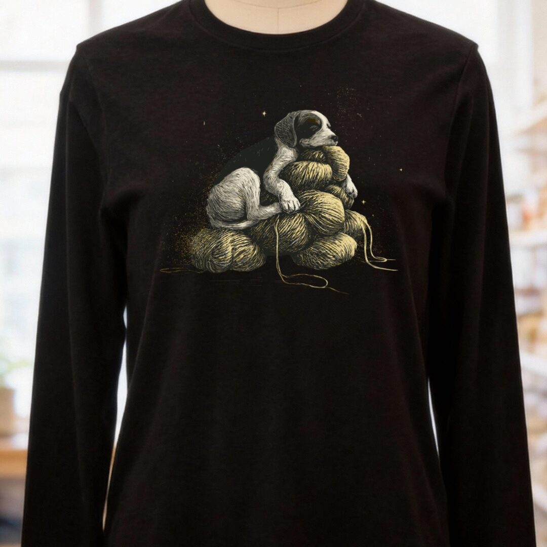 Sleeping Dog Black Long Sleeve Tee.jpg