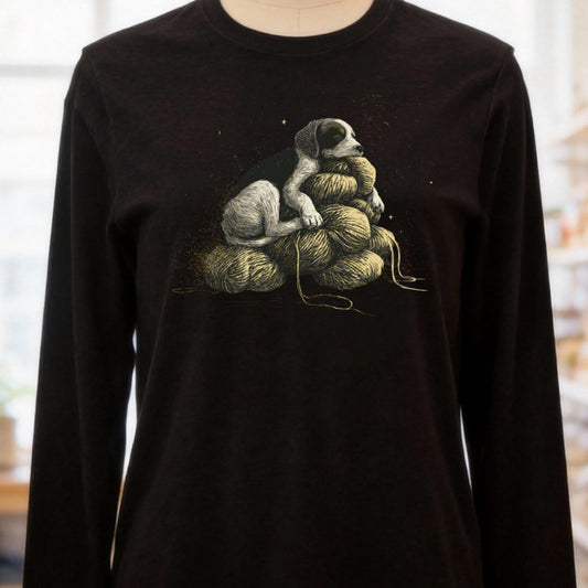 Sleeping Dog Black Long Sleeve Tee.jpg
