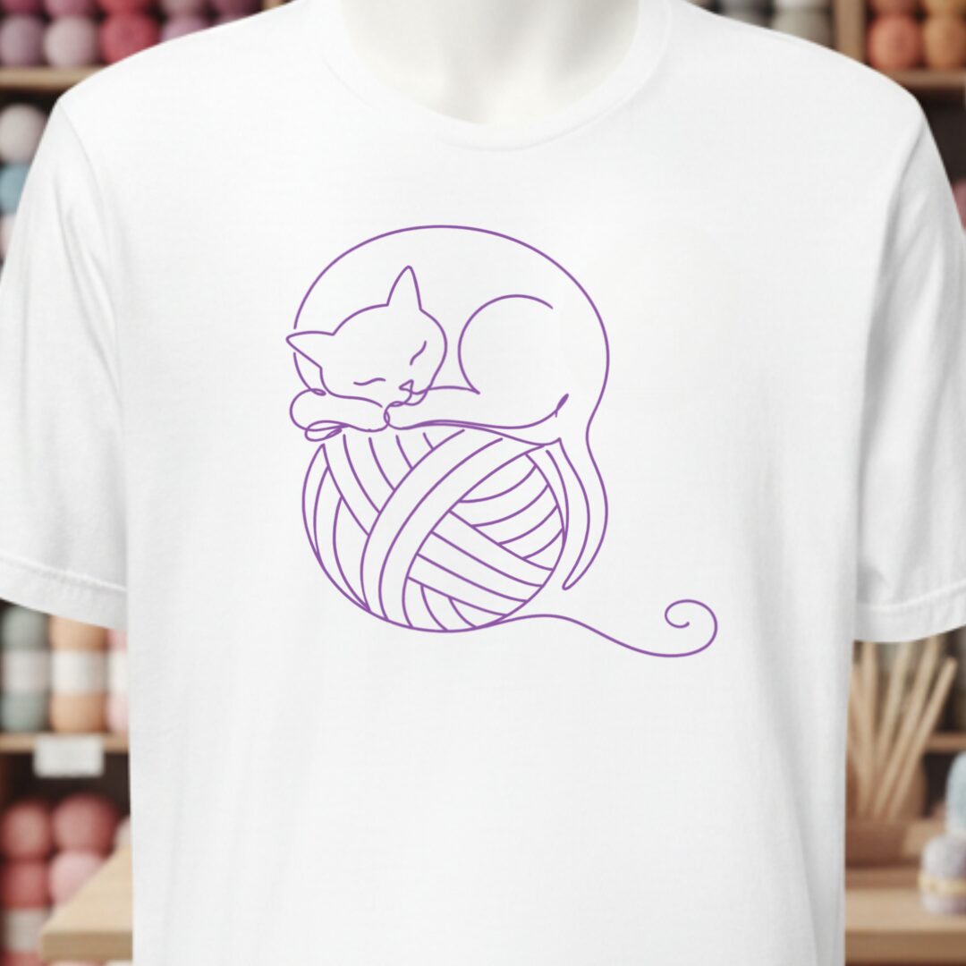 Sleepy Cat T-Shirt White t-shirt