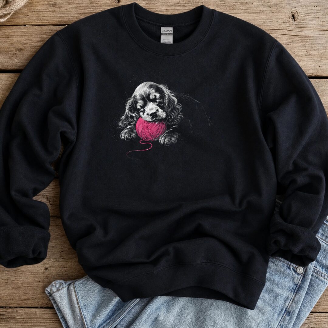 Sleepy Puppy Sweatshirt Black t-shirt