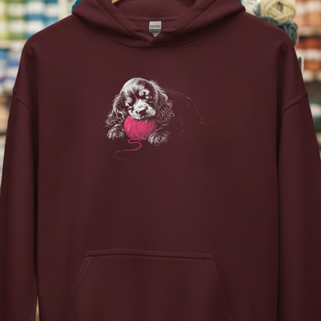Sleepy Puppy Hoodie Maroon t-shirt
