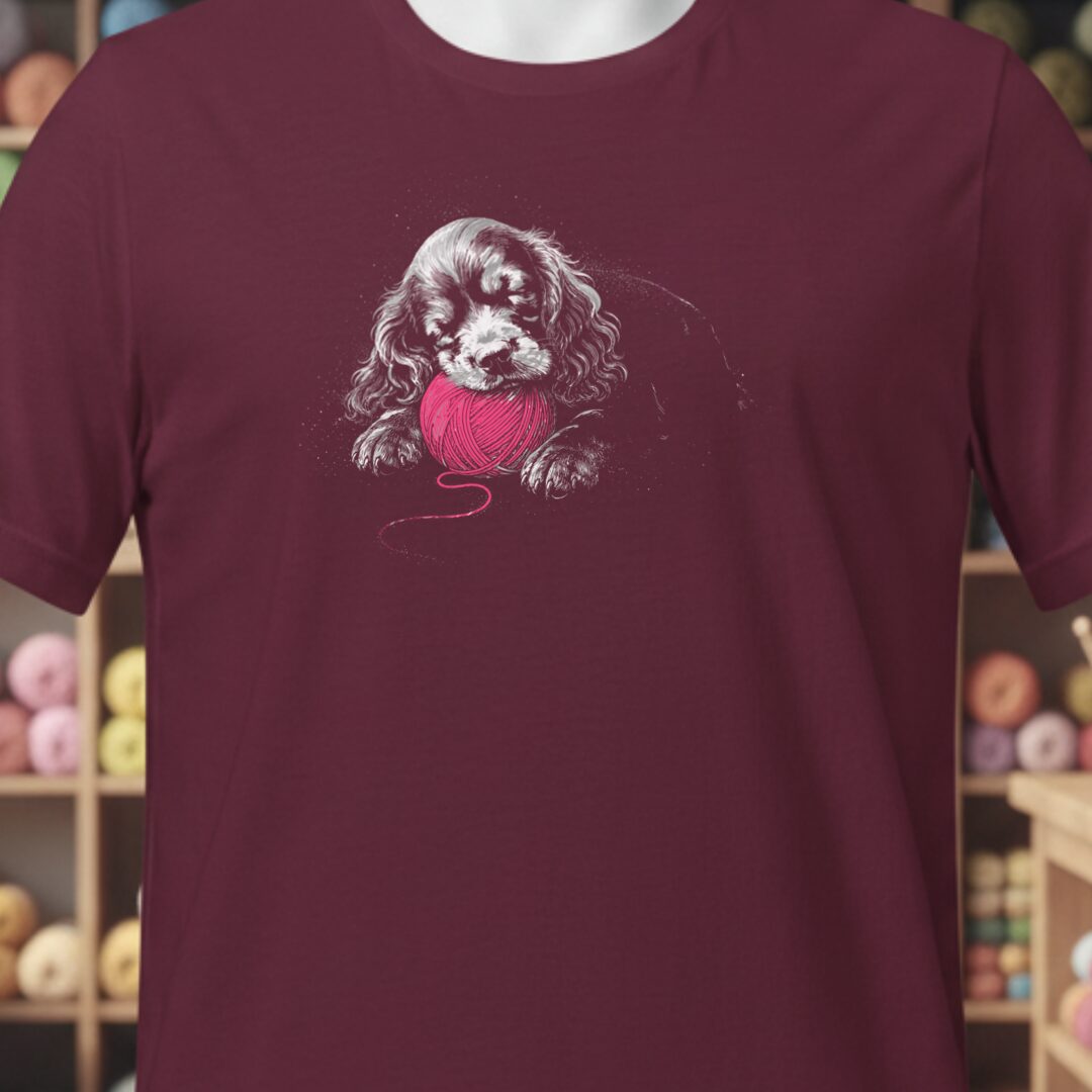 Sleepy Puppy T-Shirt Maroon t-shirt