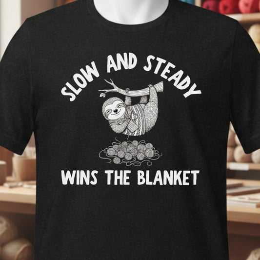 Sloth Blanket T-Shirt Black t-shirt
