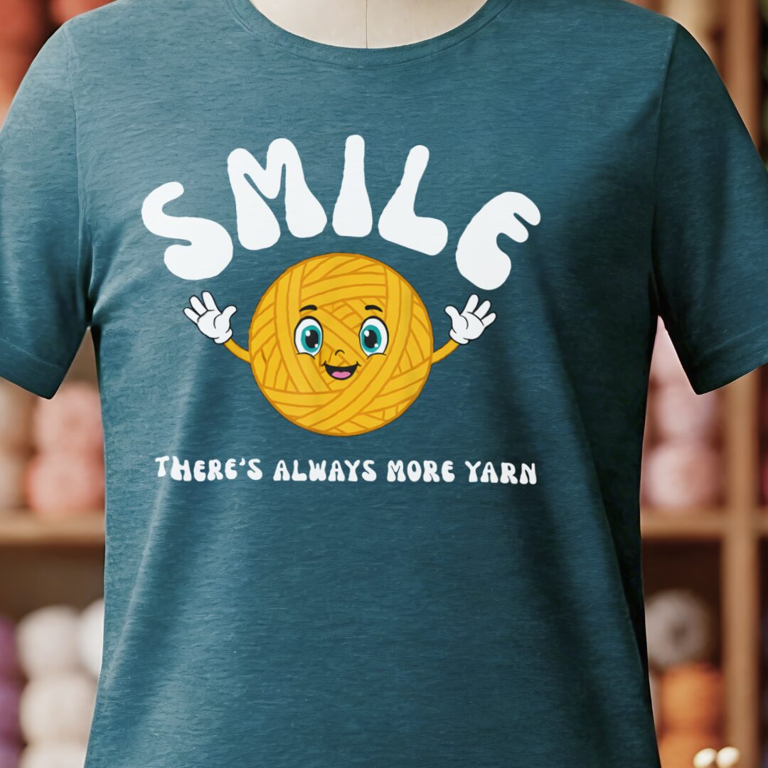 Smile T-Shirt Teal Blue t-shirt