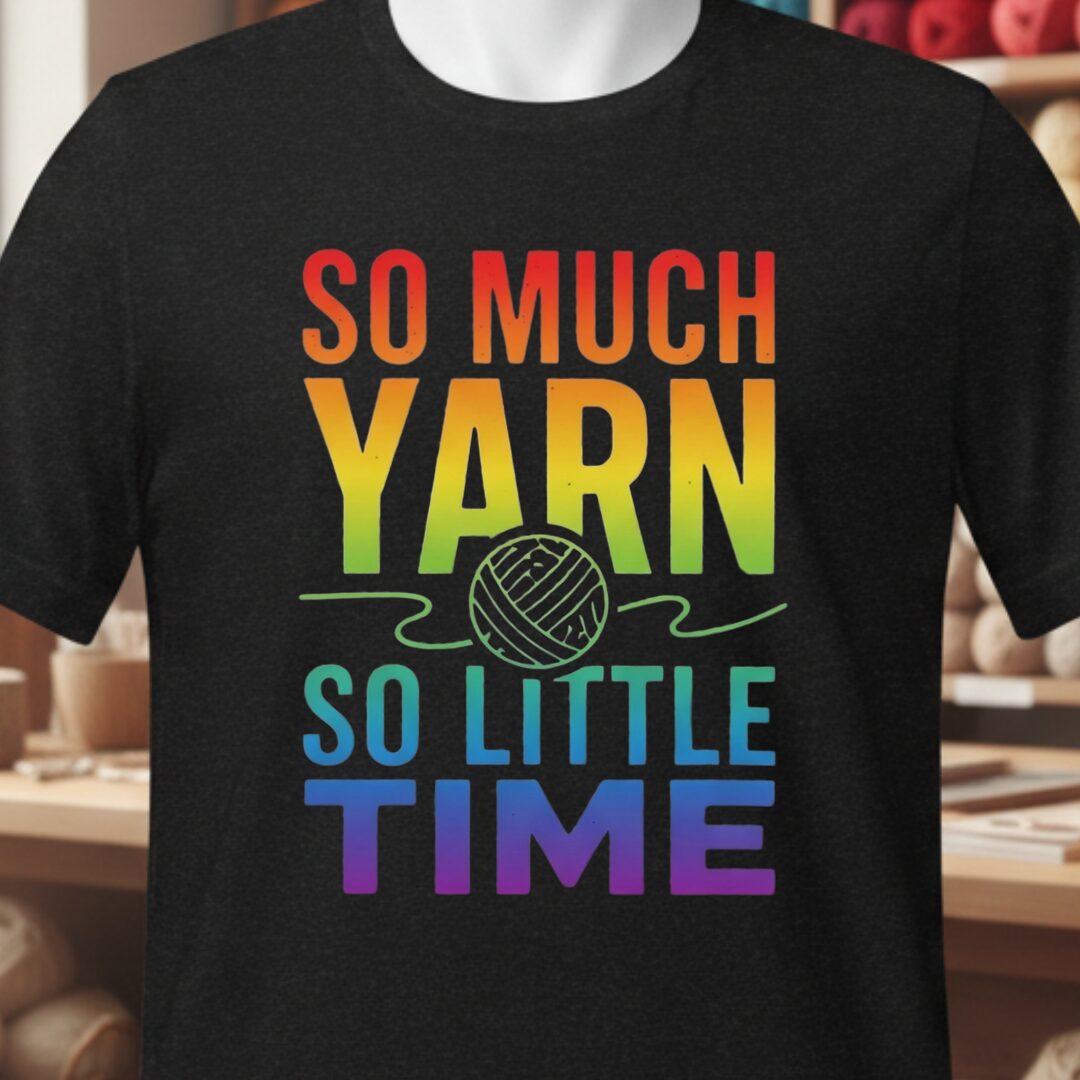 So Much Time Rainbow T-Shirt Black t-shirt