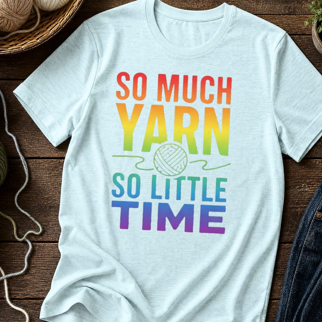 So Much Time Rainbow T-Shirt Ice Blue t-shirt