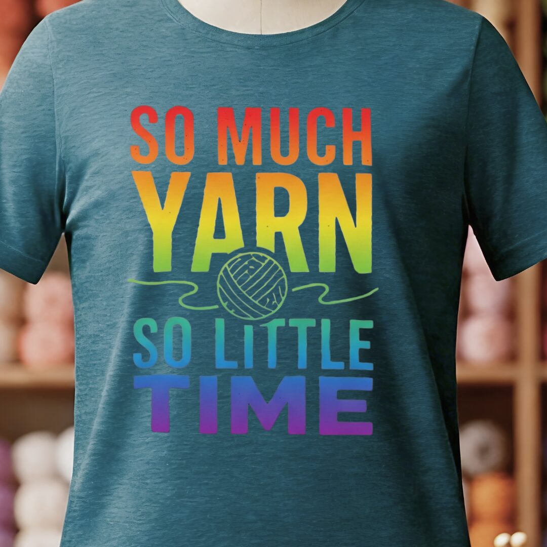 So Much Time Rainbow T-Shirt Teal Blue t-shirt