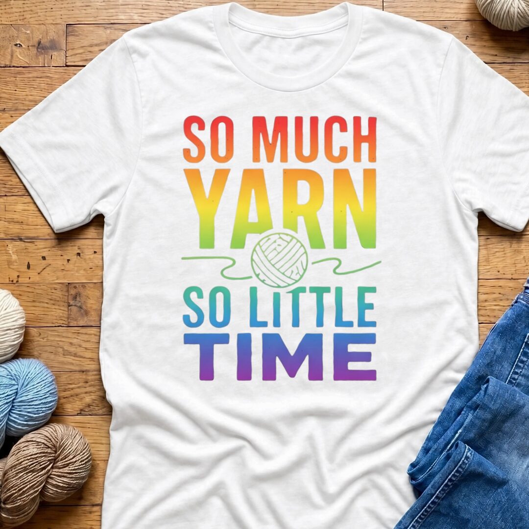 So Much Time Rainbow T-Shirt White t-shirt