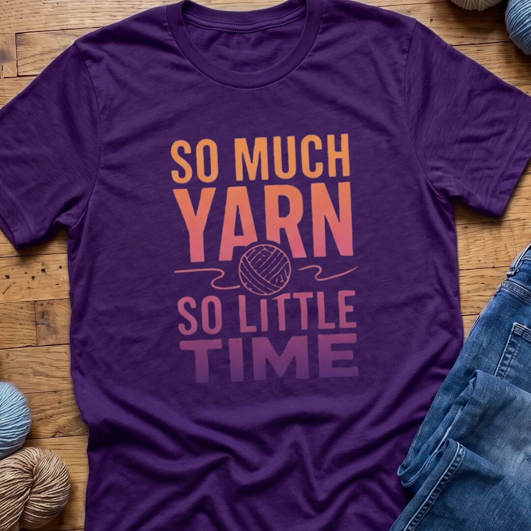 So Much Time Sunset T-Shirt Purple t-shirt