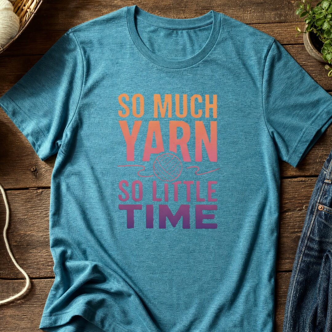 So Much Time Sunset T-Shirt Teal Blue t-shirt