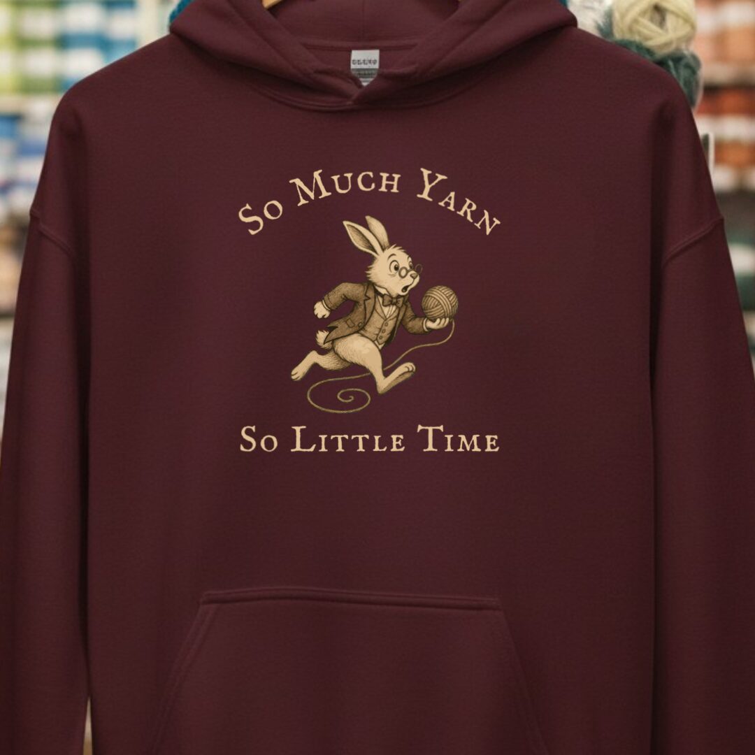 So Much Yarn Maroon Hoodie.jpg