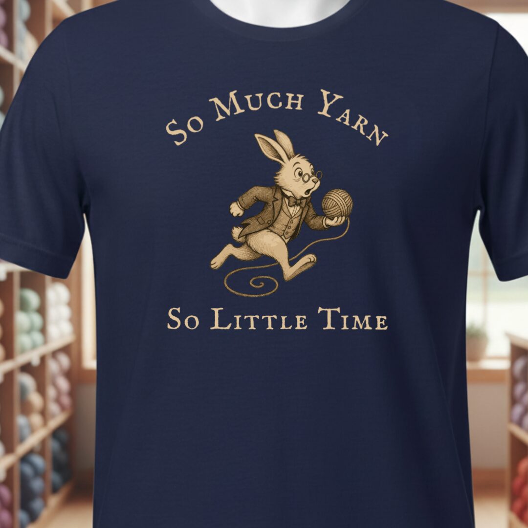 So Much Yarn T-Shirt Navy t-shirt