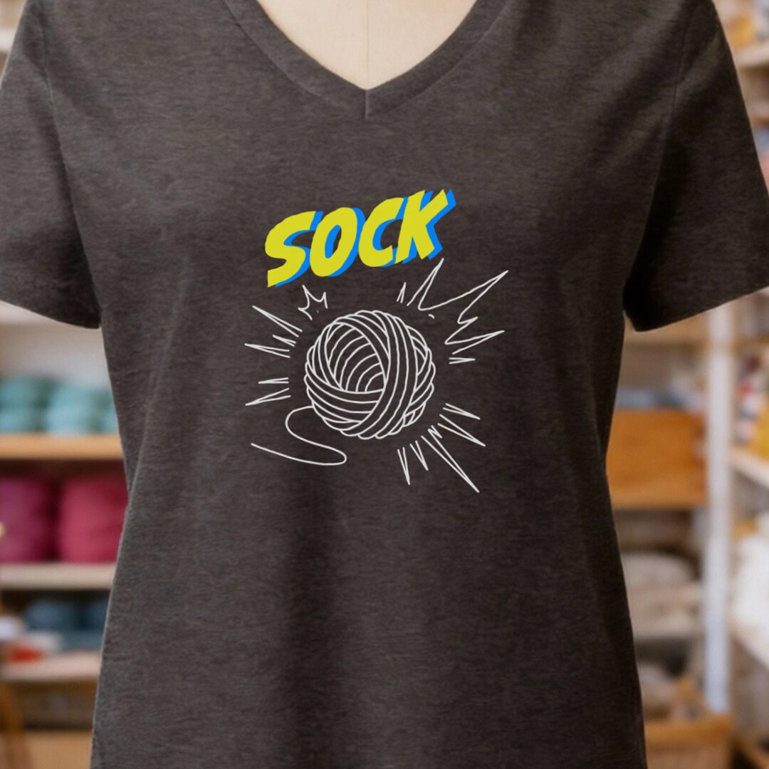 Sock V-Neck T-Shirt