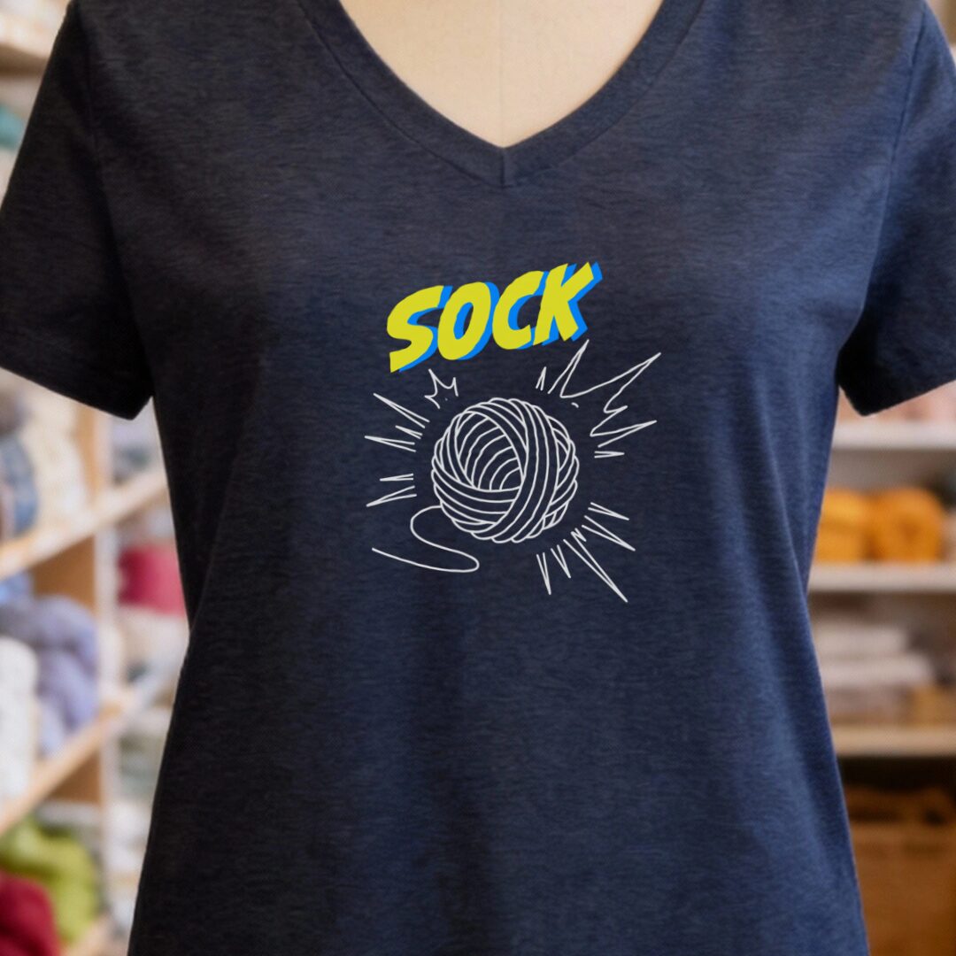 Sock V-Neck T-Shirt