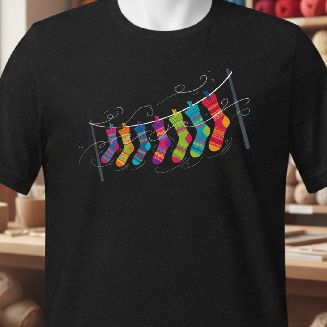Sock Line T-Shirt Black t-shirt