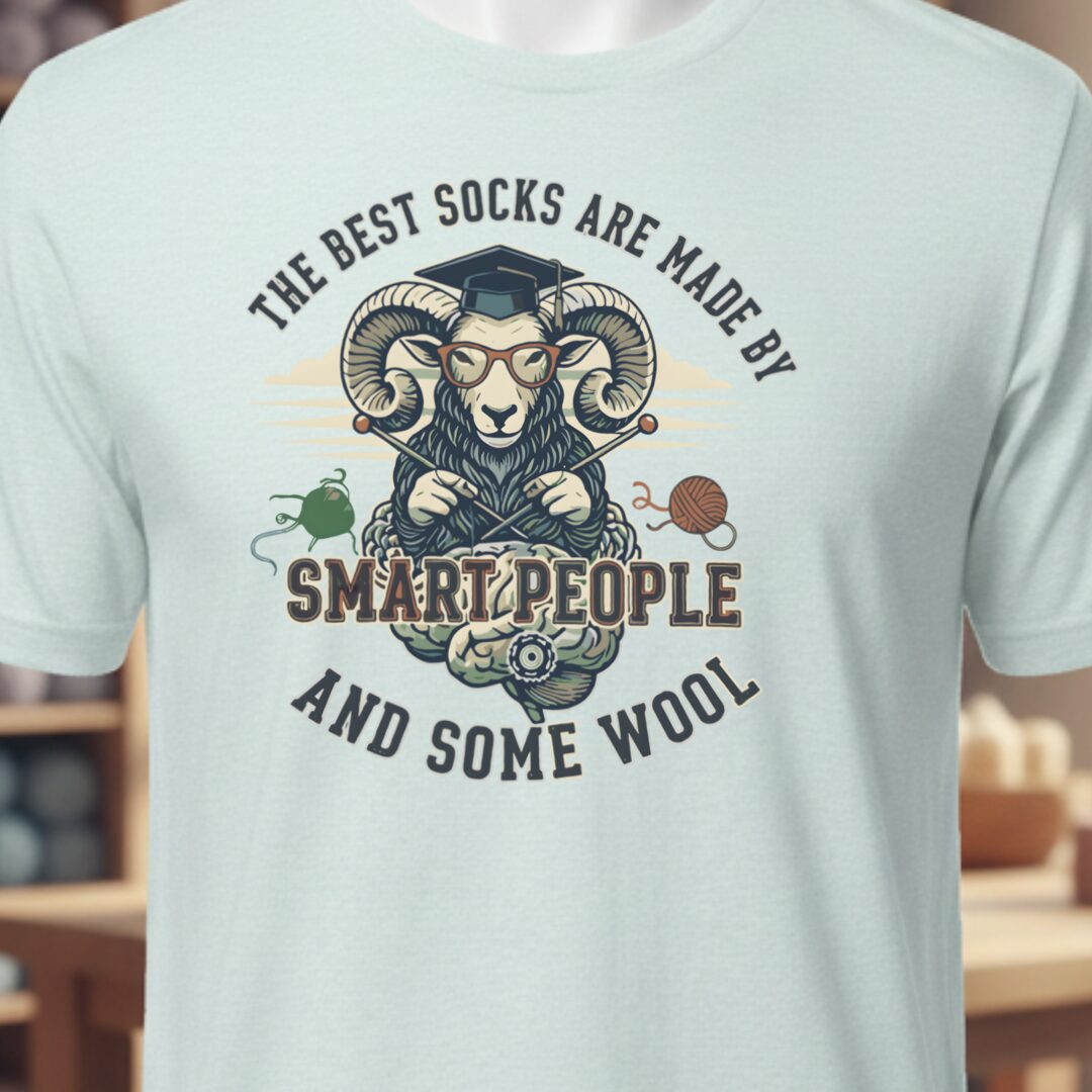 Sock Maker T-Shirt Ice Blue t-shirt