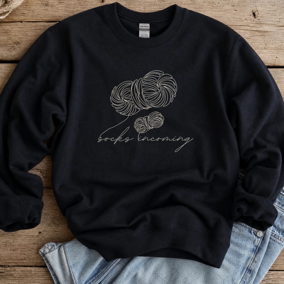 Socks Incoming Sweatshirt Black t-shirt