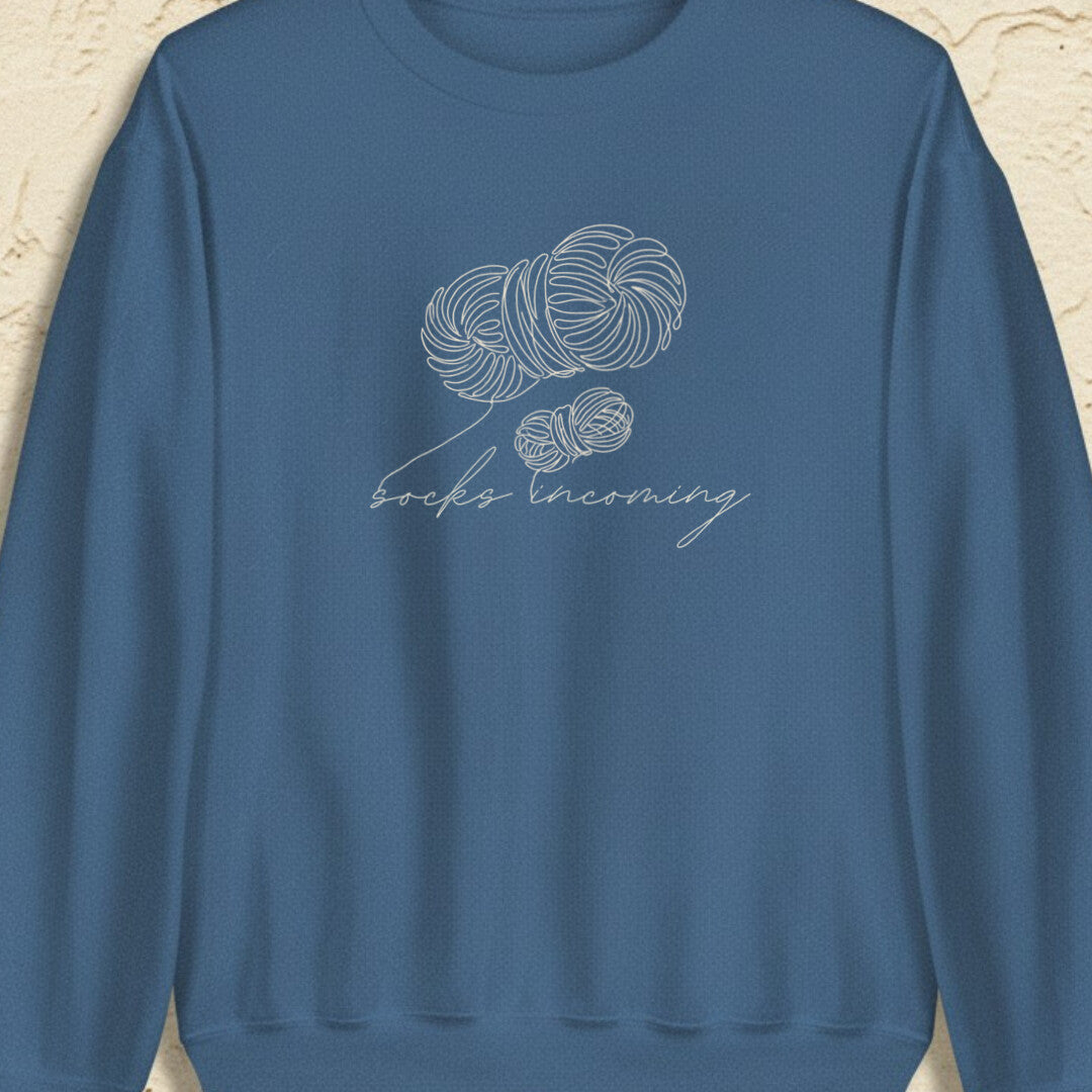 Socks Incoming Indigo Blue Sweatshirt.jpg