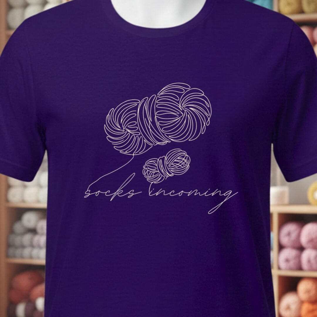 Socks Incoming T-Shirt Purple t-shirt