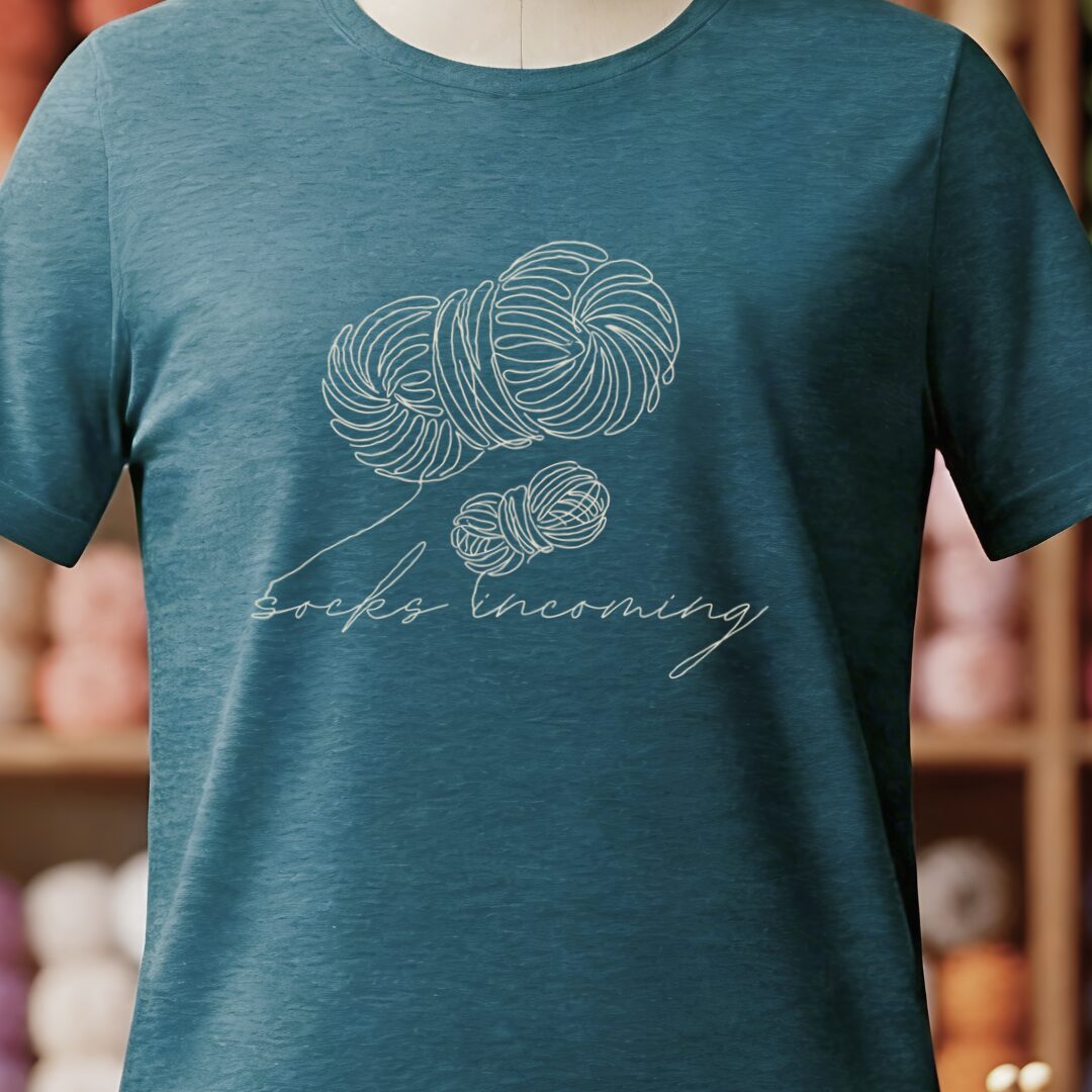 Socks Incoming T-Shirt Teal Blue t-shirt