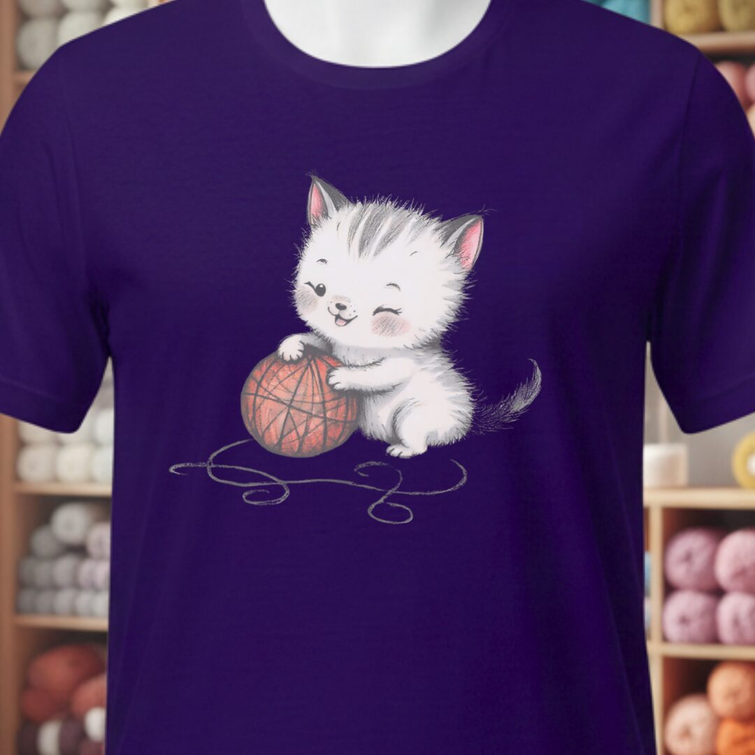 Soft Kitty T-Shirt Purple t-shirt