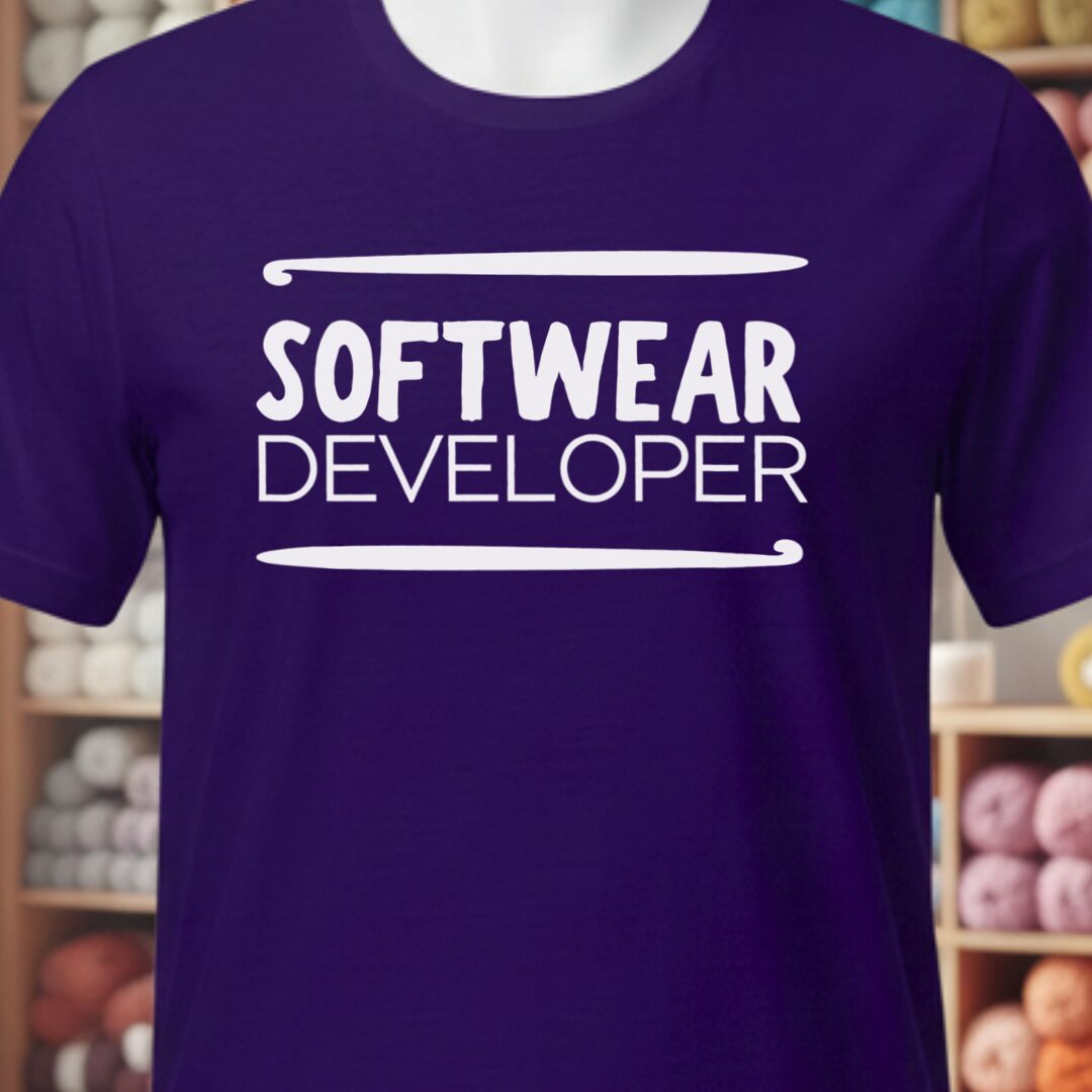 Software Developer Crochet T-Shirt | Rhapsodye Yarns