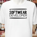 Software Developer Crochet T-Shirt White t-shirt