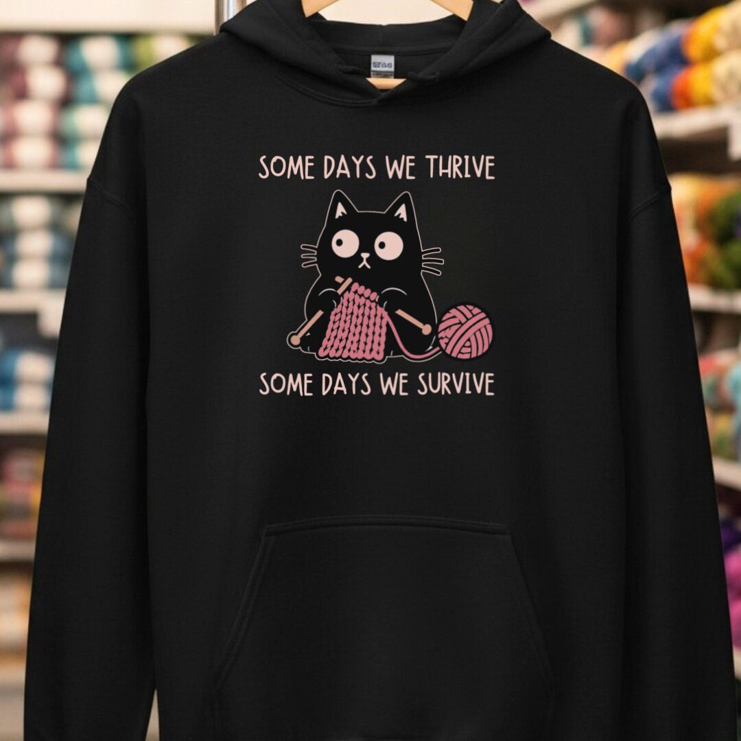 Some Days Hoodie Black t-shirt