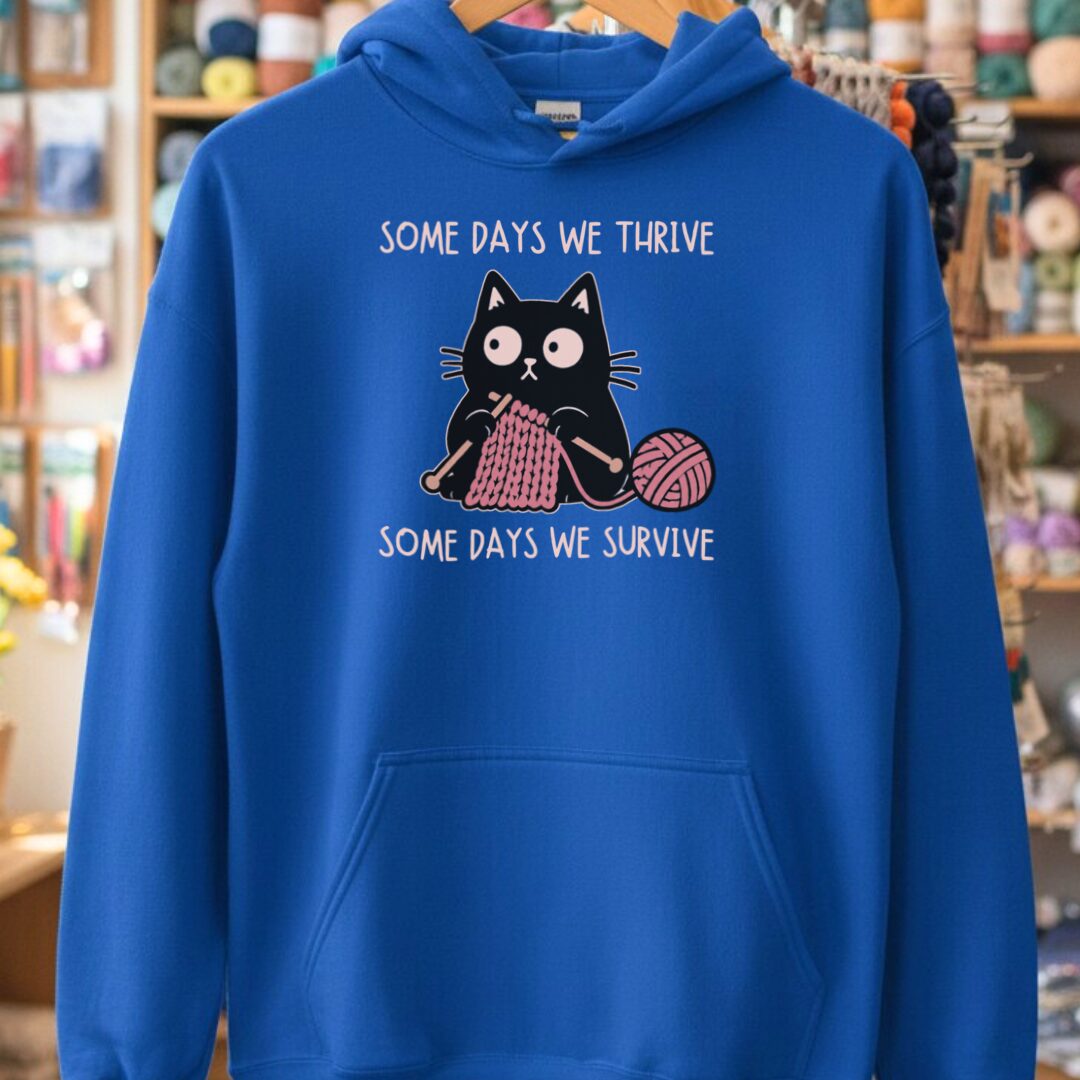 Some Days Hoodie Royal t-shirt