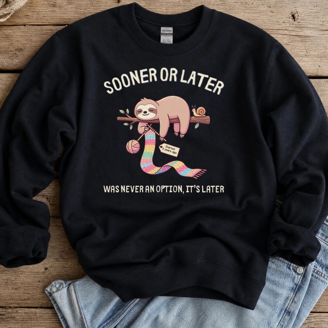 Sooner Or Later Sweatshirt Black t-shirt