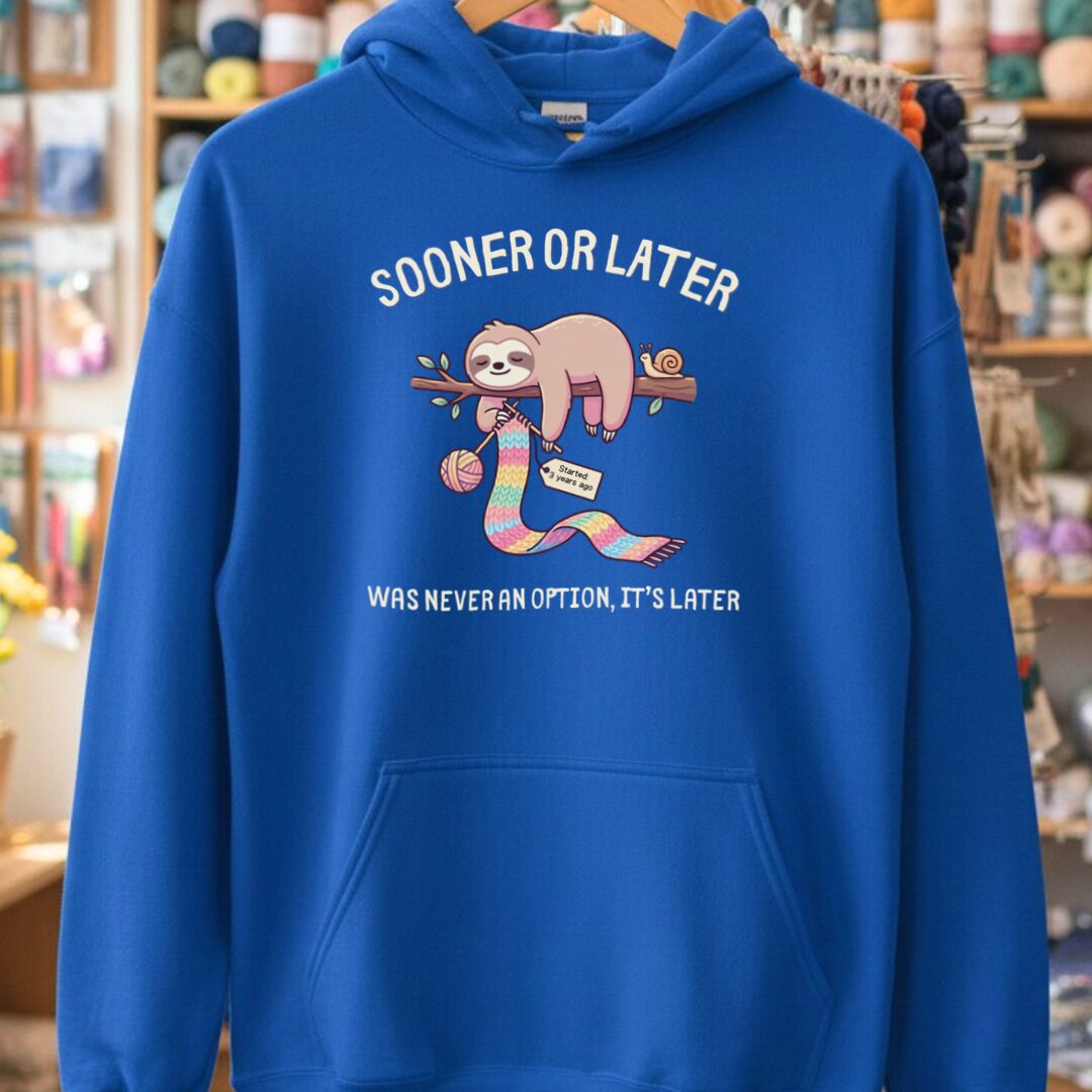 Sooner Or Later Hoodie Royal t-shirt