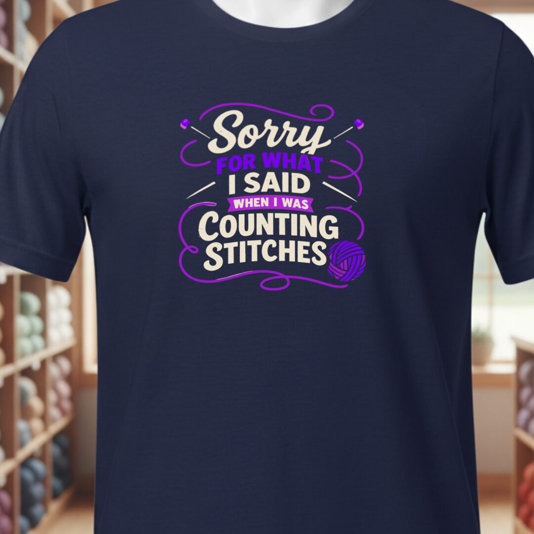 Sorry T-Shirt Navy t-shirt