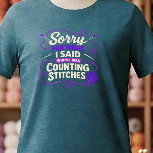 Sorry T-Shirt Teal Blue t-shirt