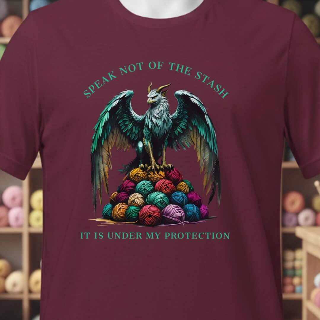 Speak Not of the Stash T-Shirt Maroon t-shirt