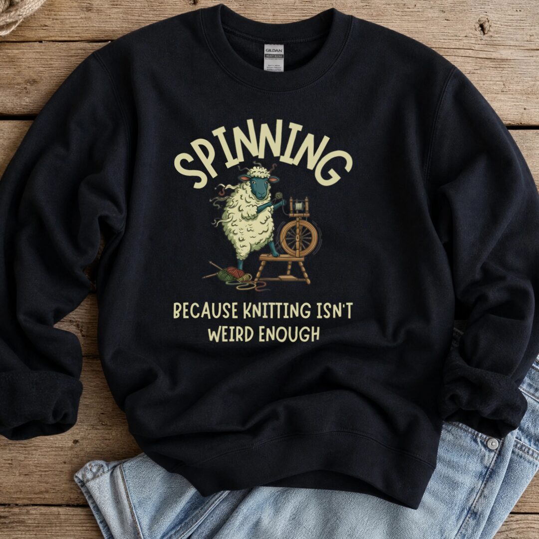 Spinning Sweatshirt Black t-shirt