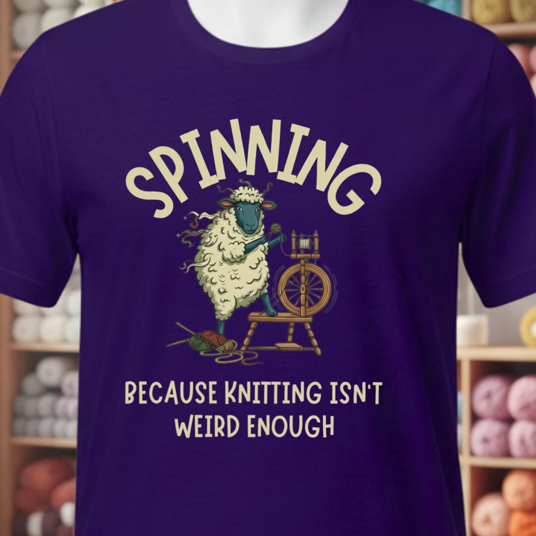 Spinning T-Shirt Purple t-shirt