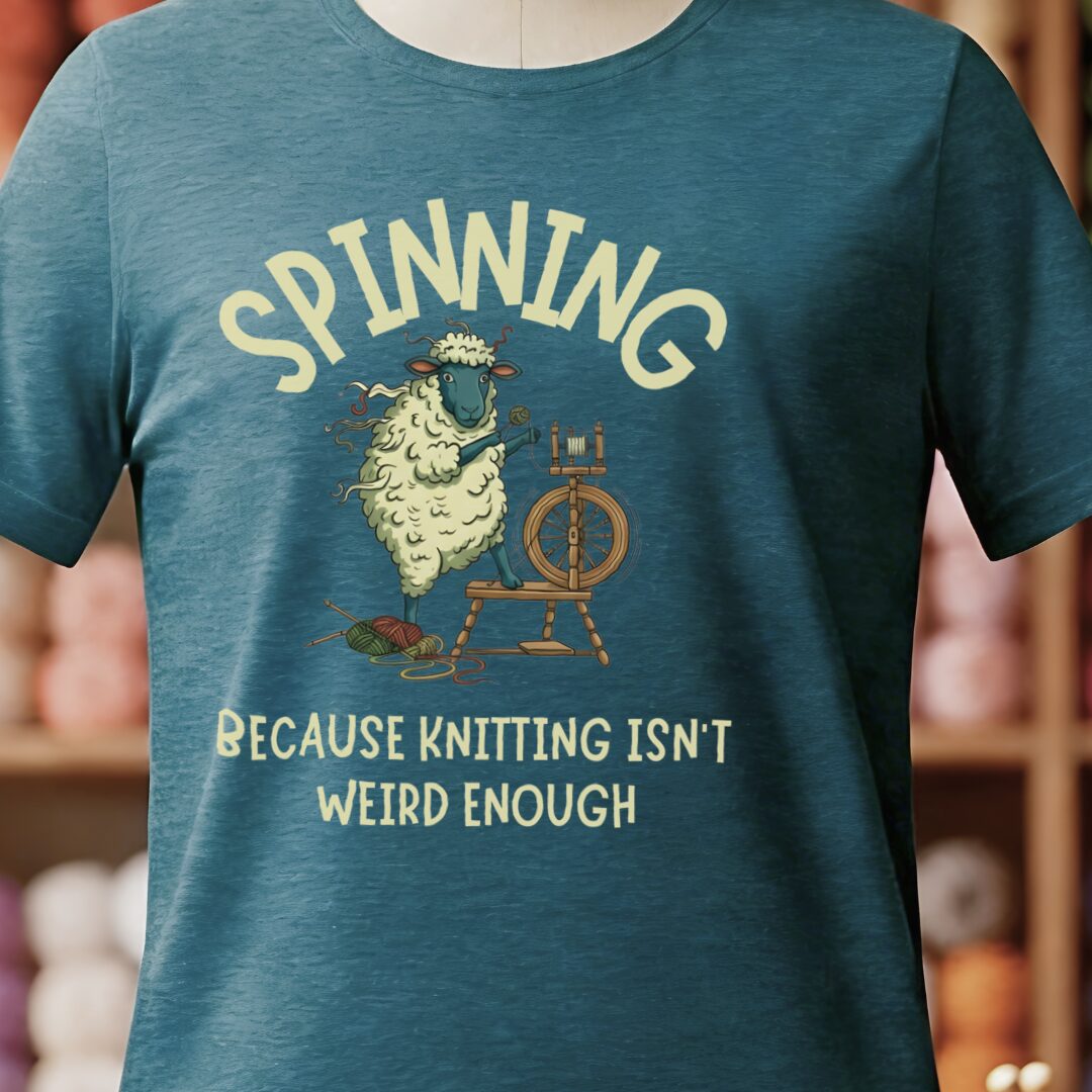 Spinning T-Shirt Teal Blue t-shirt