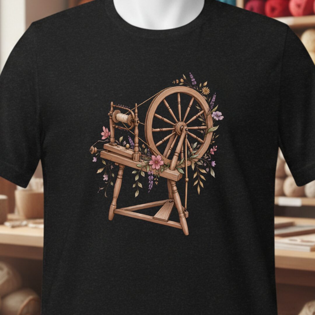 Spinning Wheel T-Shirt Black t-shirt