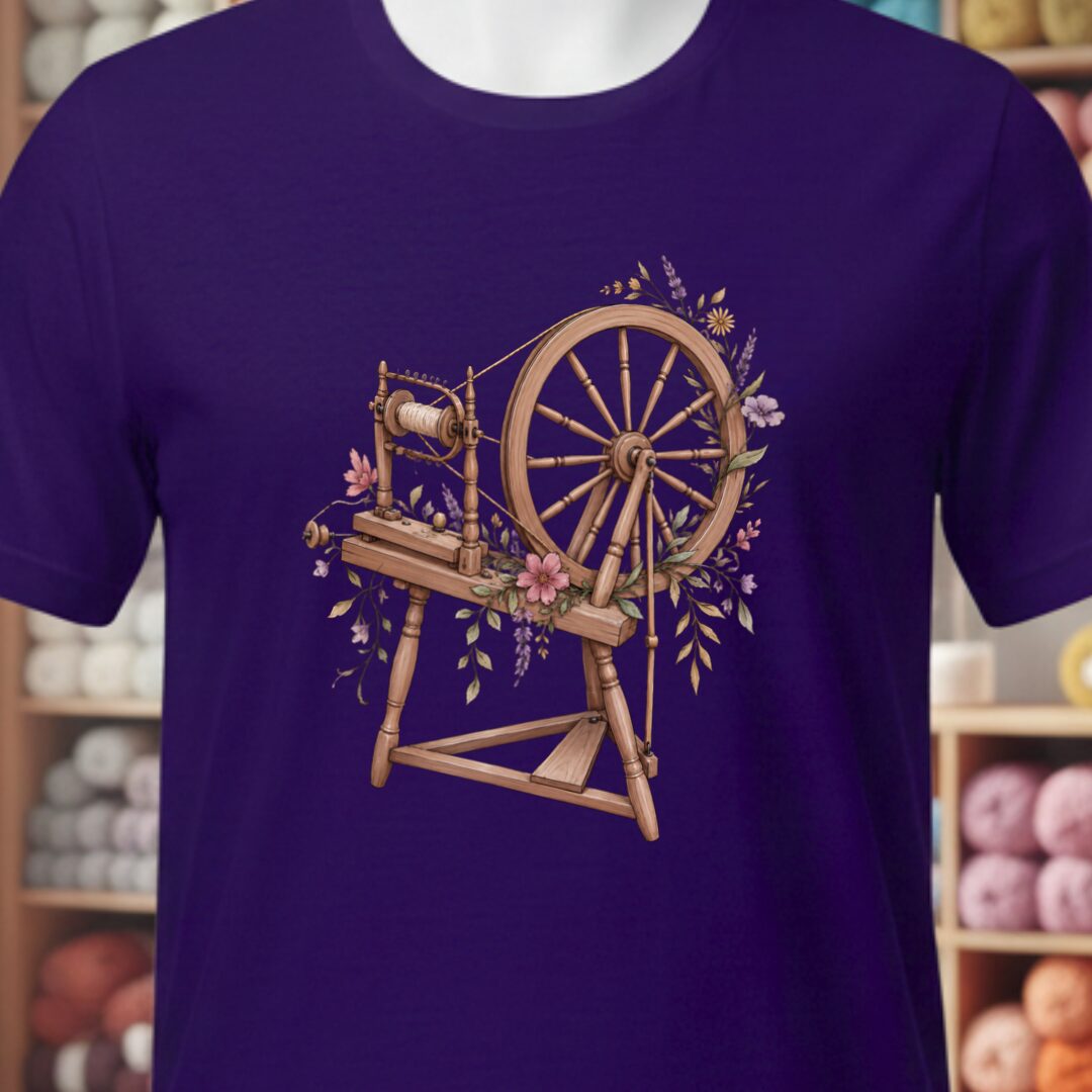 Spinning Wheel Purple T-Shirt.jpg