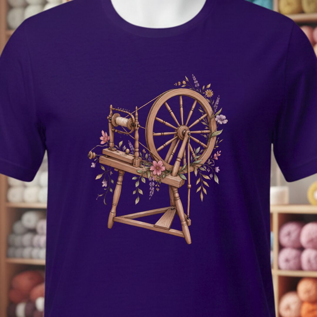 Spinning Wheel T-Shirt Purple t-shirt