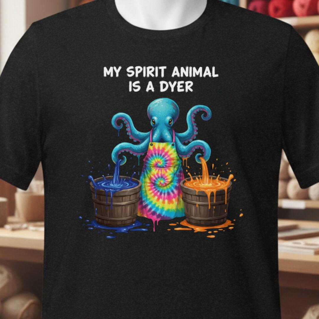 Spirit Animal Dyer T-Shirt Black t-shirt