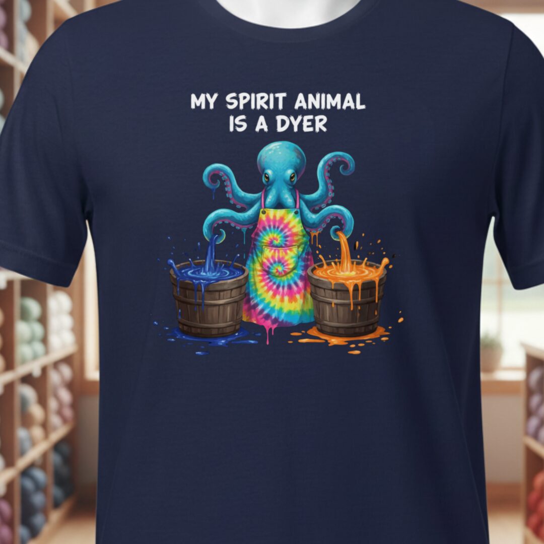 Spirit Animal Dyer T-Shirt Navy t-shirt