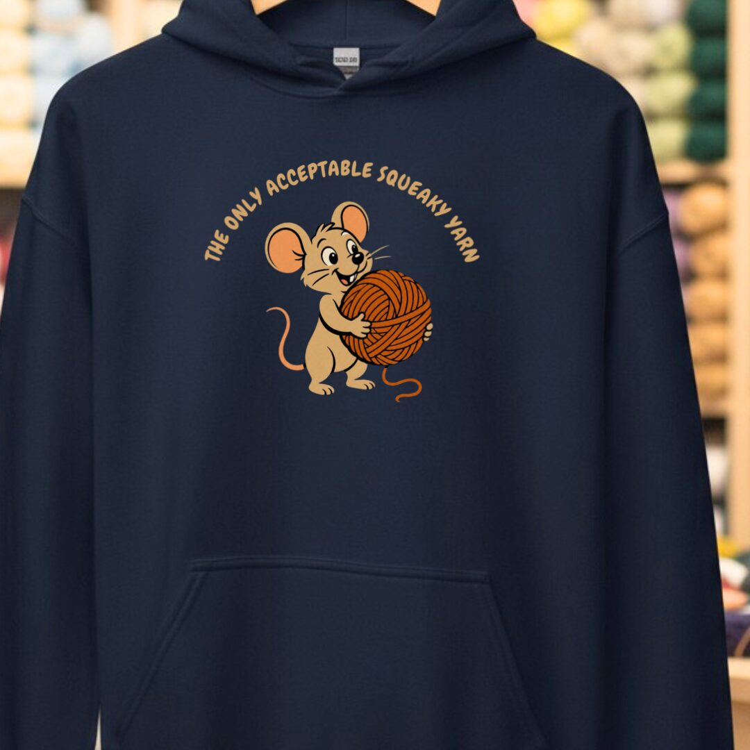 Squeaky Yarn Navy Hoodie.jpg