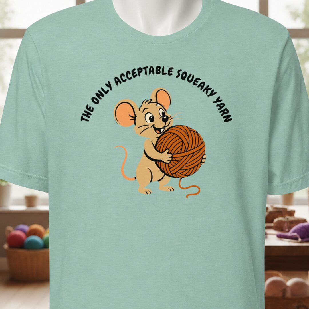 Squeaky Yarn T-Shirt Sea Breeze t-shirt