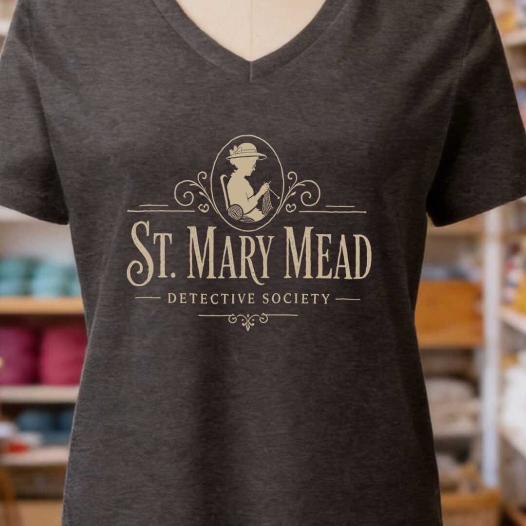 St Mary Mead V-Neck T-Shirt Dark Grey t-shirt