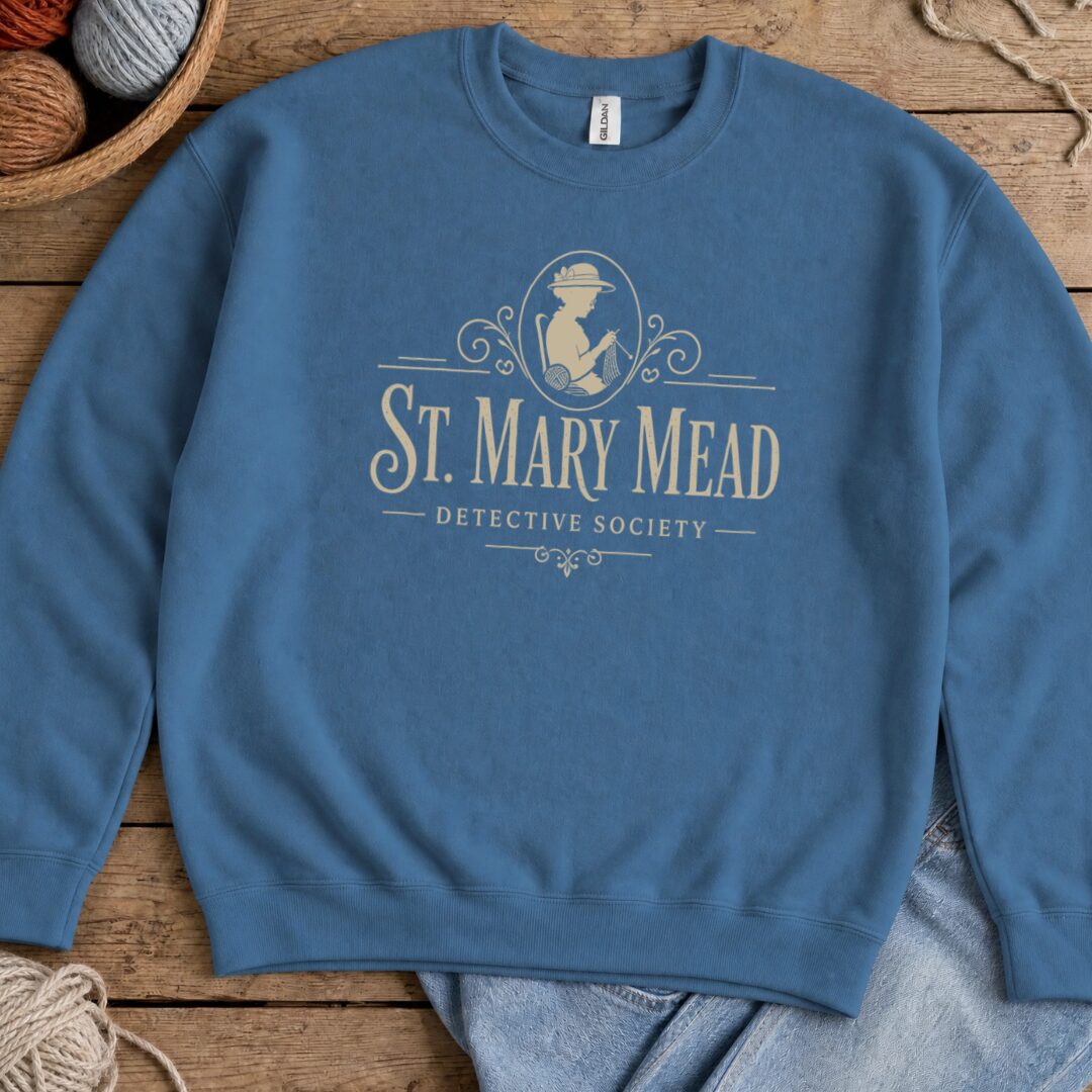 St Mary Mead Sweatshirt Indigo Blue t-shirt