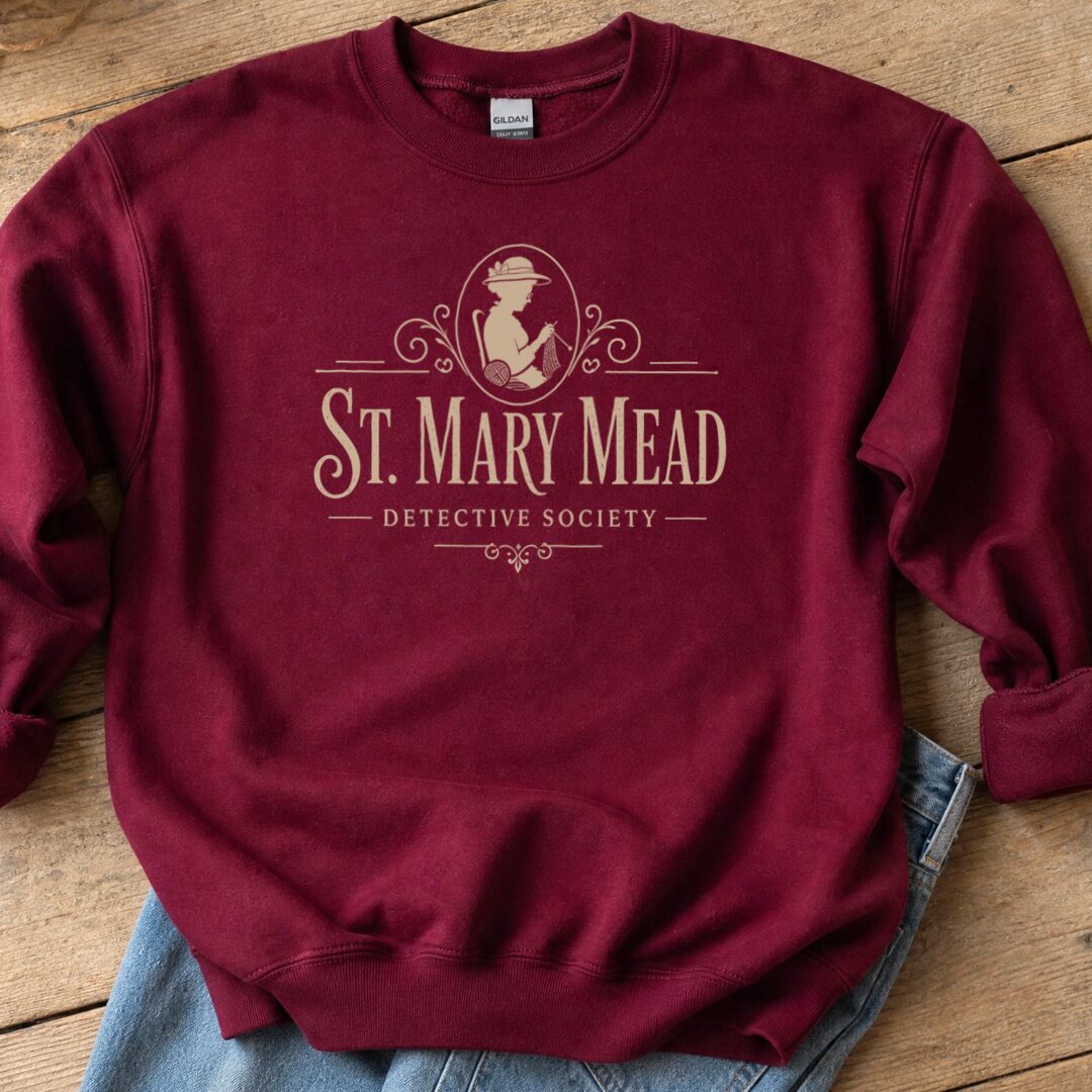 St Mary Mead Sweatshirt Maroon t-shirt