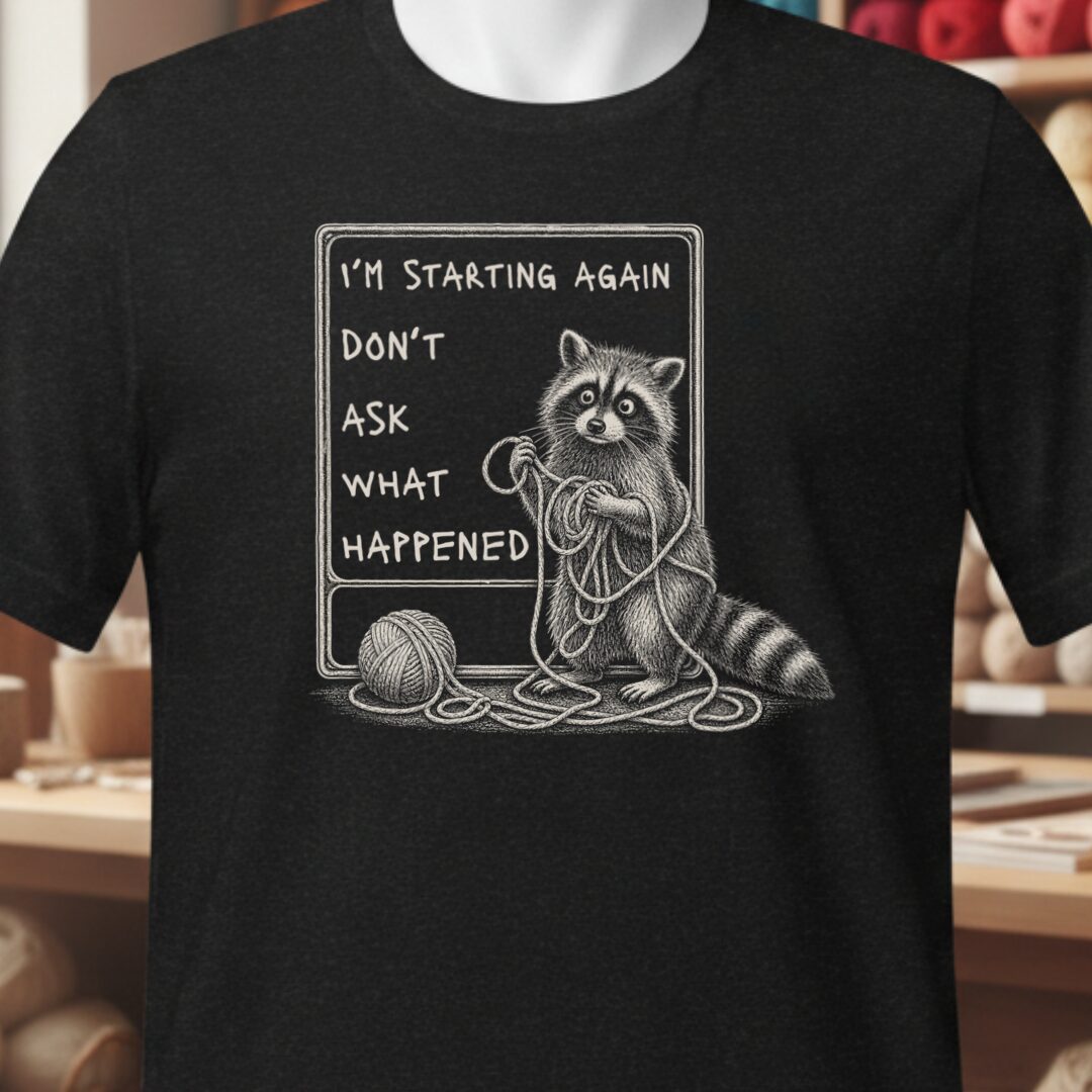 Starting Again T-Shirt Black t-shirt